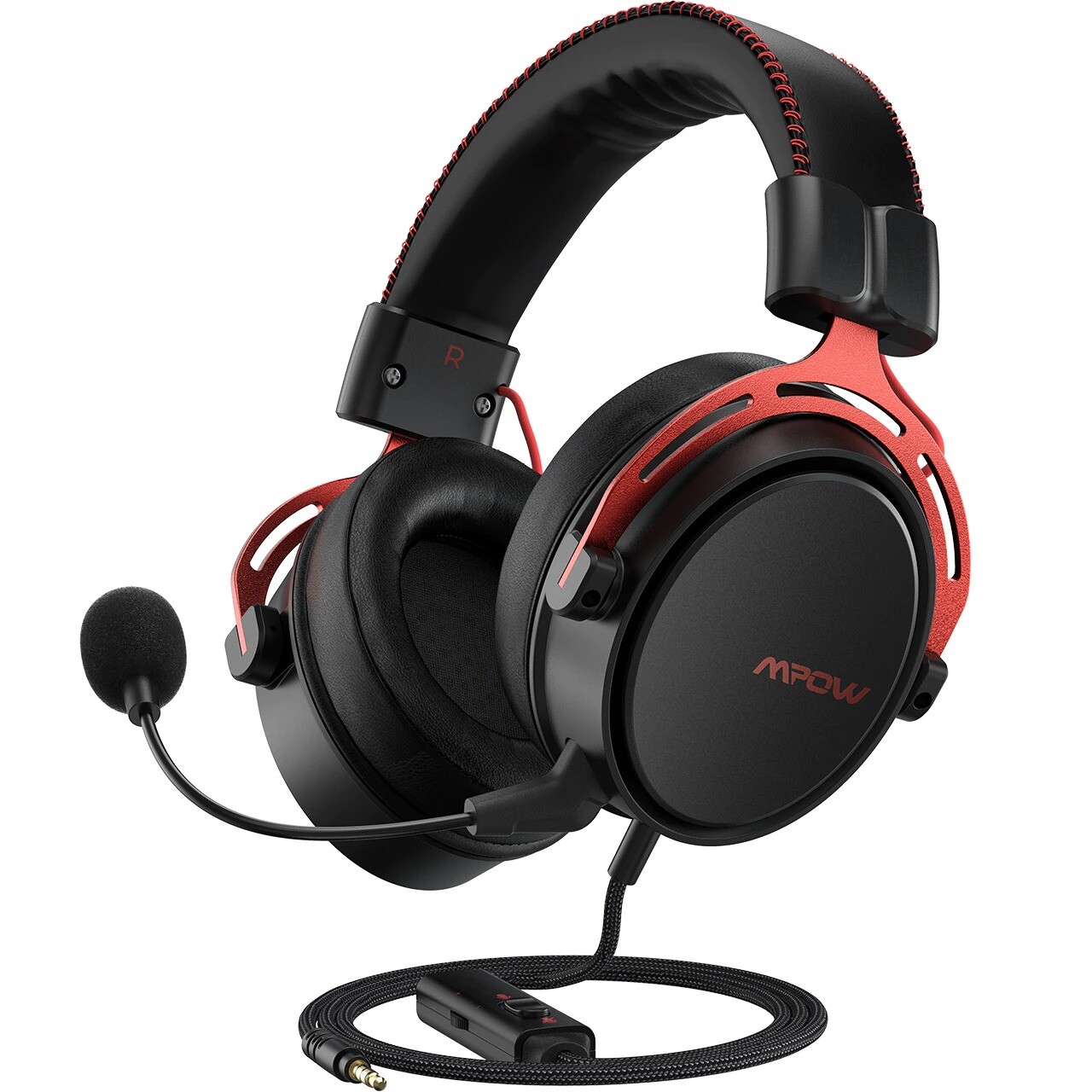 Gaming Headset Wired Noise Cancelling Mic Air SE PS4 PS5 3D Surround Sound-image