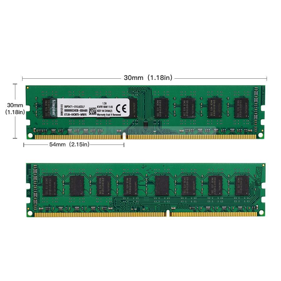 Kingston 8GB/16GB/32GB DDR3-1600MHz PC3-12800 2Rx8 240-PIN DIMM