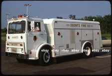 Cheltenham Twp PA Ogontz FC 1971 Mack MB Swab rescue Fire Apparatus Slide