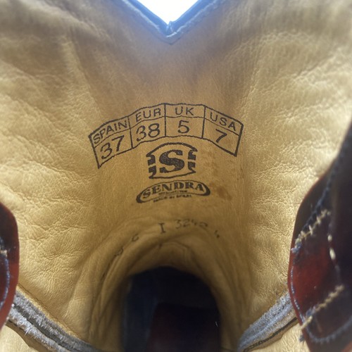 VTG Sendra Mens 7 X Toe Western Embroidered Midcalf Cowboy Boots - Picture 15 of 21