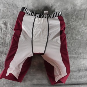 burgundy compression shorts