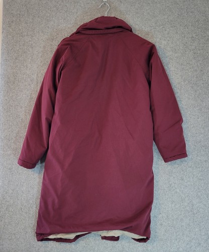 Cabelas Gore Tex Jacket Women Medium Burgandy Lined Hooded Rain Coat Waterproof - Picture 3 of 18