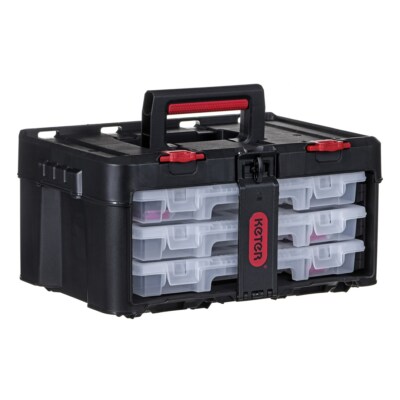 7290112636652 Werkzeugkasten KETER Stack'N'Roll (17210831/253380) mit 3 Organize
