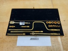 Snap-On Tools RARE 1992 18pc Collectors Gold Plated 3/8" Drive Service Set