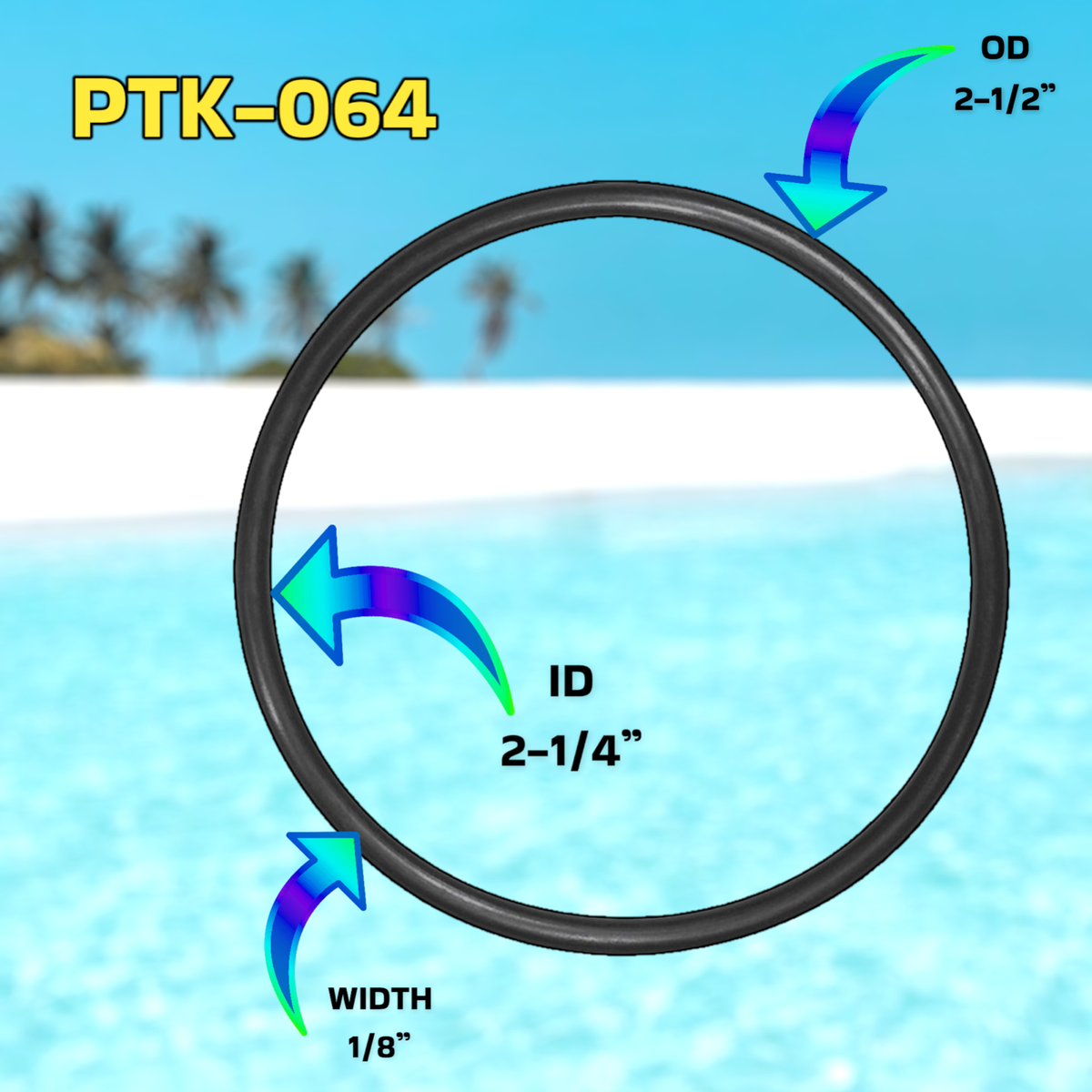 Genuine Hayward MicroClear Filter Bulkhead O-Ring S200 S240 SP1498 - Foto 4