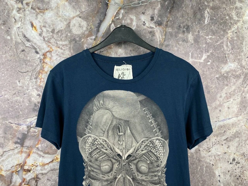 Camiseta Religion Shoreditch Logo Grande Streetwear Talla Grande Foto 2 de 4