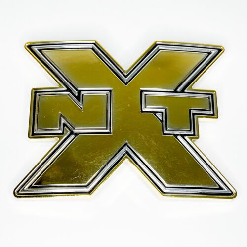 WWE NXT Championship Title BELT BUCKLE Jakks Pacific 2017 Kids Accessory WWF AEW - Picture 4 of 12