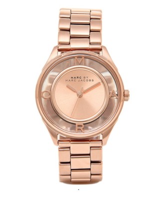 Marc by Marc Jacobs 時計 Marc Jacobs MJ3414 Women's Tether Rose Gold-tone Stainless Steel