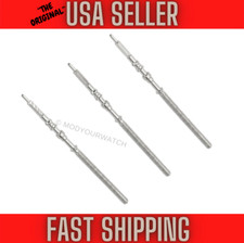 3 GENUINE SEIKO WATCH WINDING STEMS FOR MOVEM...