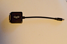 C2G Mini Video Display Port to DVI Female Video Adapter Cable Black