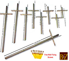 B&Z Heavy Duty Long Concealed Invisible Hidden Floating Shelf Support Brackets