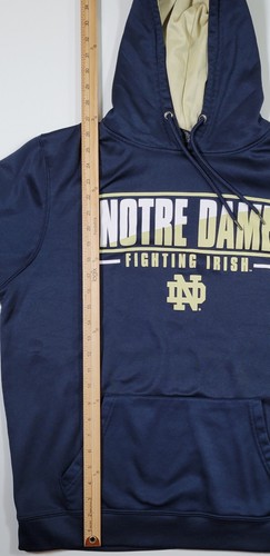 Notre Dame Hoodie Mens XL Colosseum Fighting Irish Long Sleeve NCAA Football - Picture 3 of 6