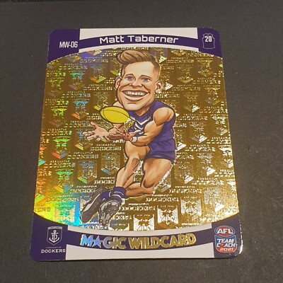 2021 Team Coach GOLD Magic Wildcard Matt Taberner - Fremantle Dockers