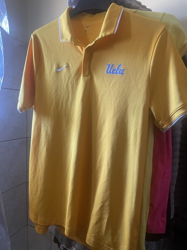 UCLA Bruins Blue Nike Polo Shirt Size Large (slight Stitch) - Picture 2 of 8