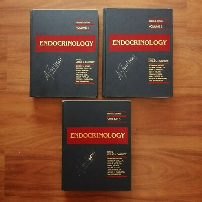 ''ENDOCRINOLOGY 3 Volumes'' Leslie J. DeGROOT, Second Edition SAUNDERS 1989
