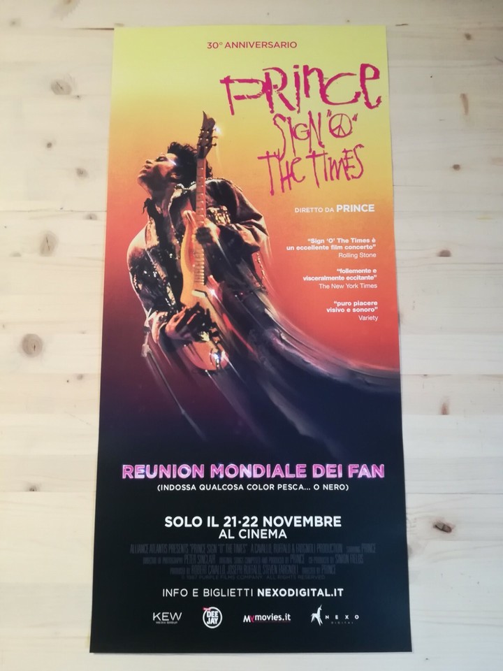 Locandina di Prince - Sign O' The Times (2017)