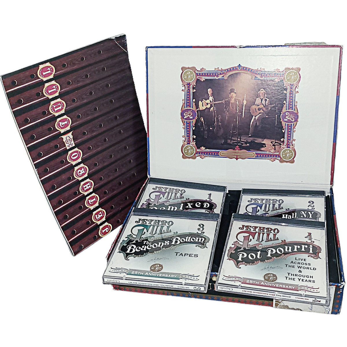 Jethro Tull 25th Anniversary Cigar Box Set of Four Classic