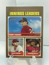 2019 INNINGS LEADERS 2020 TOPPS HERITAGE BASEBALL Brown Parallel 13/15 ! #192