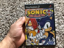 Sonic Mega Collection + Plus (PlayStation 2, 2004) Complete CIB W/ Reg Card