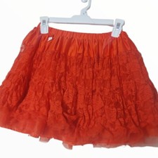 Disney Tutu Couture Red Lace Floral Tutu Skirt