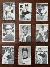 TCG - 1969 Topps Photo Series Baseball Cards (#1, 4, 12, 21, 27, 29, 31, 32, 33)