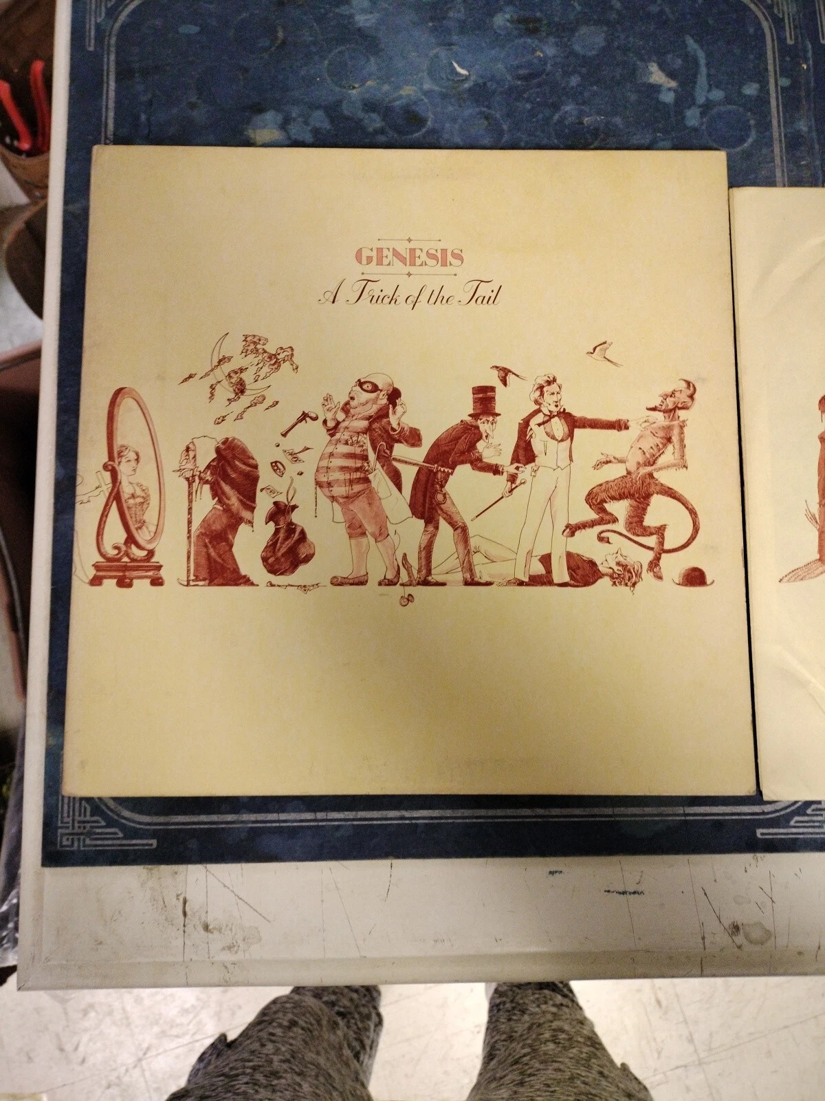 GENESIS - A TRICK OF THE TAIL, LP record, 1ST PRESSING 1976, SD 36-129 -- VG+
