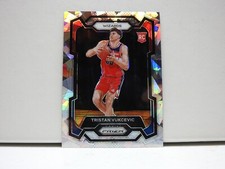 2023-2024 Panini Prizm Tristan Vukcevic RC Ice Prizm #126 Washington Wizards