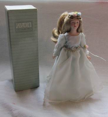 Vintage Avon Porcelain Doll Fairy Princess 1989 Ebay