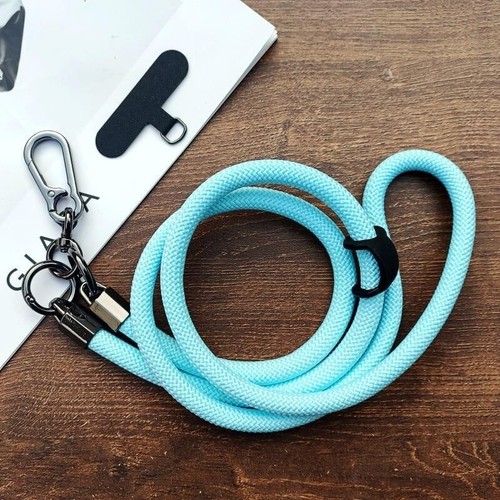 10mm Lanyard Strap Chain for Smart Mobile Phone 120CM Colorful Nylon Single Cord - 第 14/22 張圖片