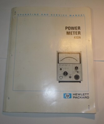 Power Meters - Hp 432A Power Meter
