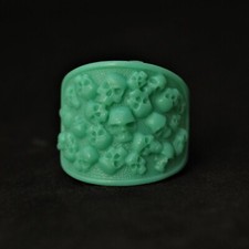 2 pcs Ring Wax patterns for lost wax casting Gold jewelry/injection wax 700130