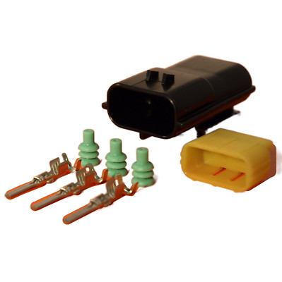 3 Way Male Econoseal Electrical Wiring Multi Connector - AMP Product