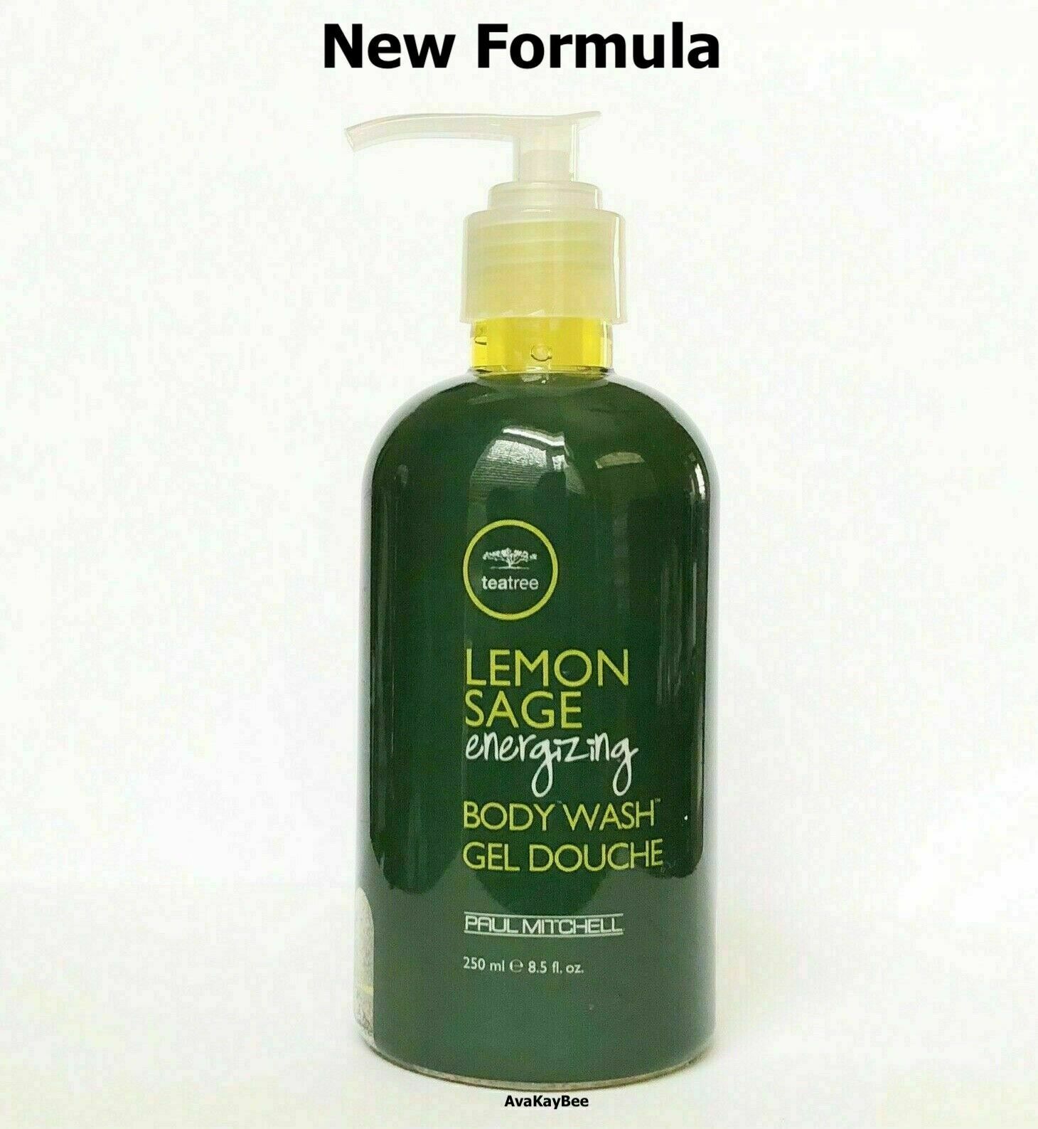 Lot of 2 Paul Mitchell Tea Tree Lemon Sage Energizing Body Wash Gel 8.5