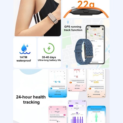 Smart Band Watch Heart Rate Blood Health Monitor Sport Fitness Tracker Bracelet - Picture 5 of 12
