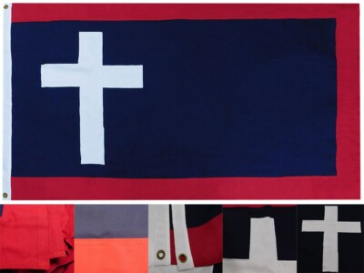 HEAVY COTTON 3 X 5 MISSOURI BATTLE FLAG - CSA - CIVIL WAR - SEWN DETAILS - DIXIE