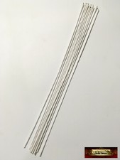 M00810 MOREZMORE 10 pcs 18 Ga Floral Stem Wire White 12" Paper Covered Wrapped