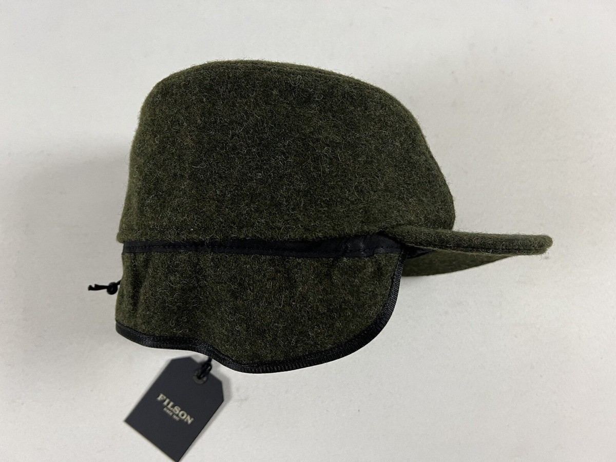 FILSON MACKINAW WOOL CAP FOREST GREEN XL NWT | eBay