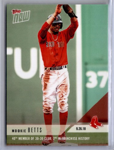2018 Topps Now 789 Mookie Betts