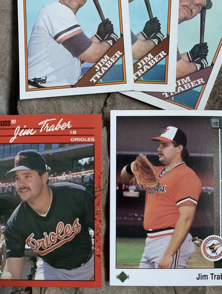 Jim Traber Baseball Cards. Baltimore Orioles. - Image 4 of 4