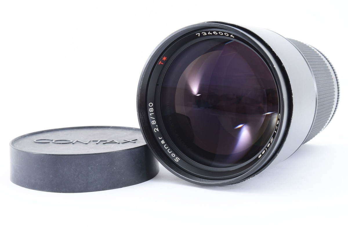 CONTAX Carl Zeiss Sonnar T* 180mm f/2.8 MMJ MF Lens Opt N