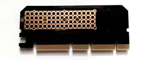 NVMe M.2 M Key PCI-E PCI Express x4 x8 x16 Adapter Karte | für SSD | für Mac Pro - Bild 4 von 8