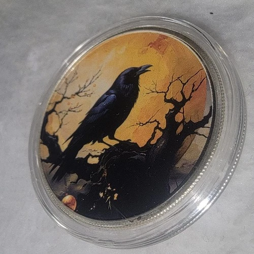 Hayleybug 1 oz Raven Silver Round Mintage 8 of 15