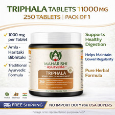 Maharishi Ayurveda Triphala Tablets 1000mg 250 Tablets Herbal Digestive Wellness