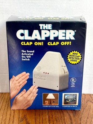 The Clapper 1998 New in Sealed Box Sound Activated Clap On/Off Light Switch