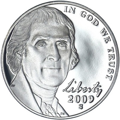 2009 S Jefferson Nickel Gem DCam Proof
