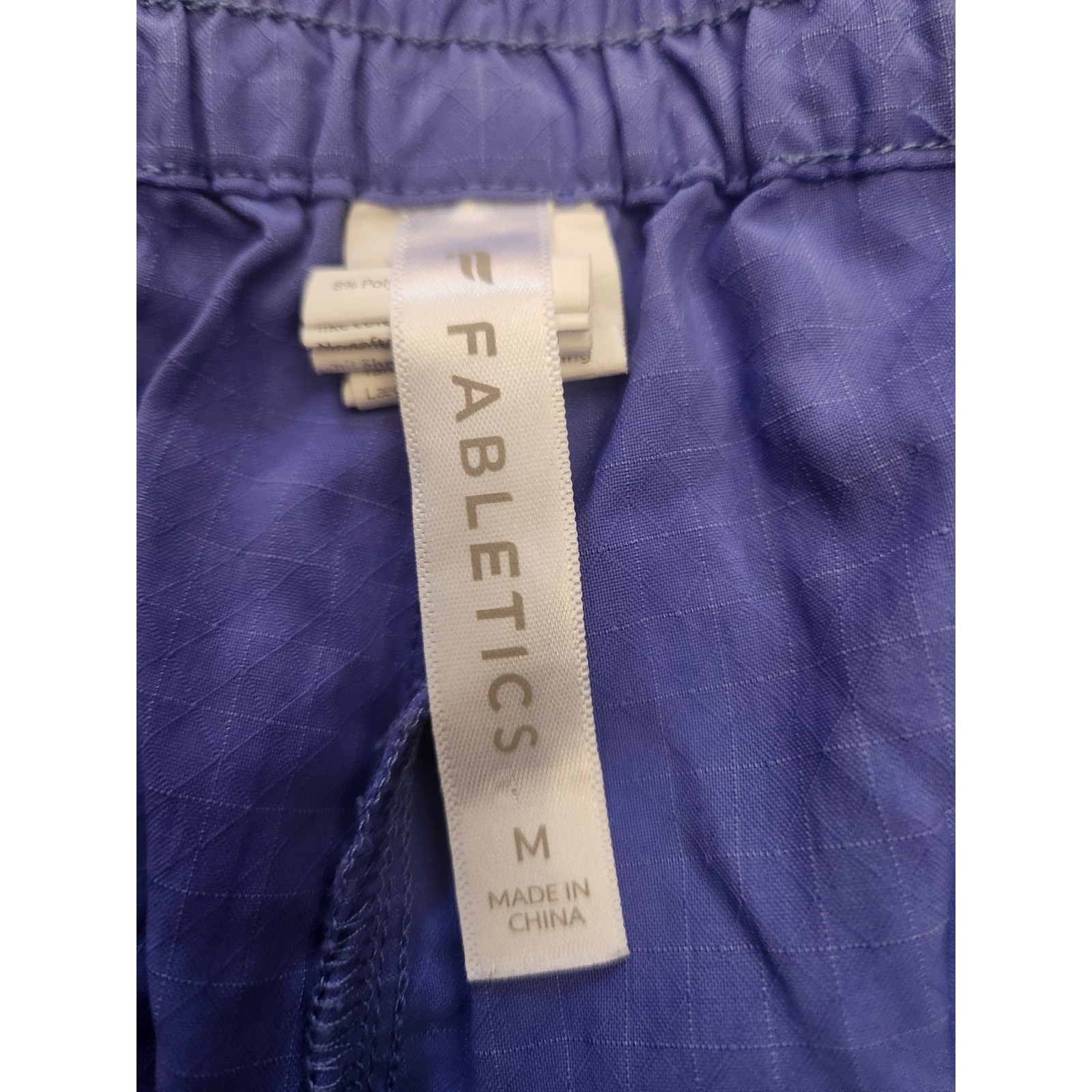 Fabletics Womens Medium Purple Ripstop Athletic R… - image 2