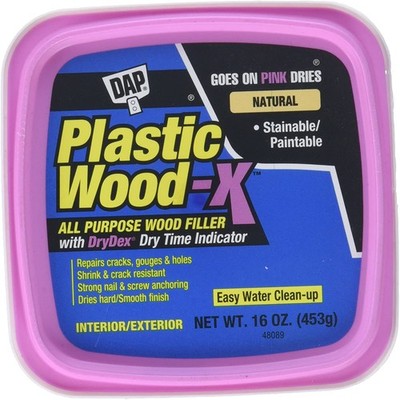 DAP Plastic Wood-X Wood Filler with DryDex Dry Time Indicator: 16.0 oz. Natural