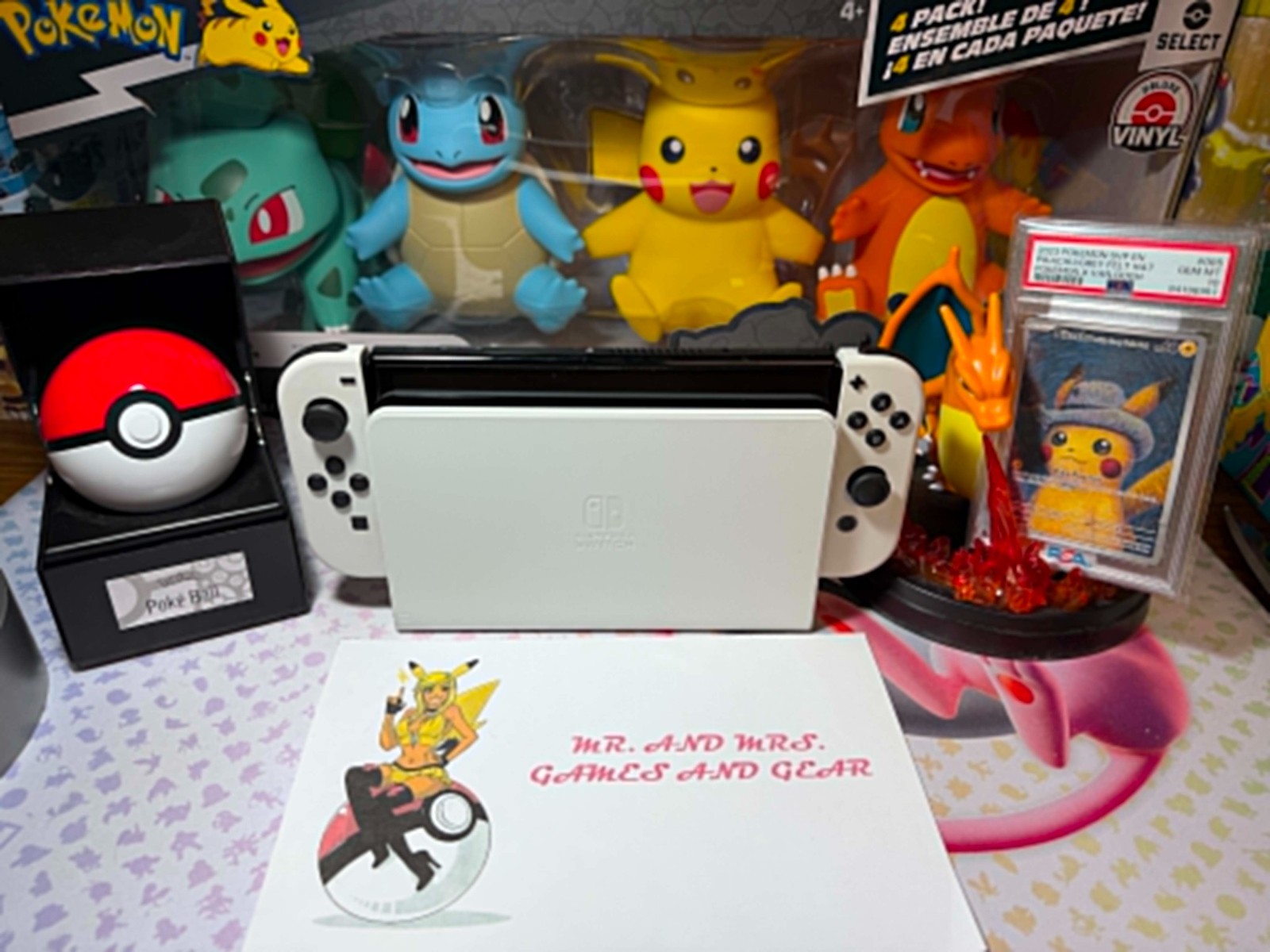 Nintendo Switch OLED Handheld Console - 64GB -  Very Nice Shape For Being Used