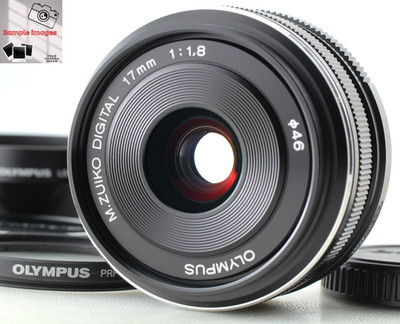 [Top NEUWERTIG mit Haube] Olympus M.Zuiko Digital 17mm F1.8 Wide Objektiv...