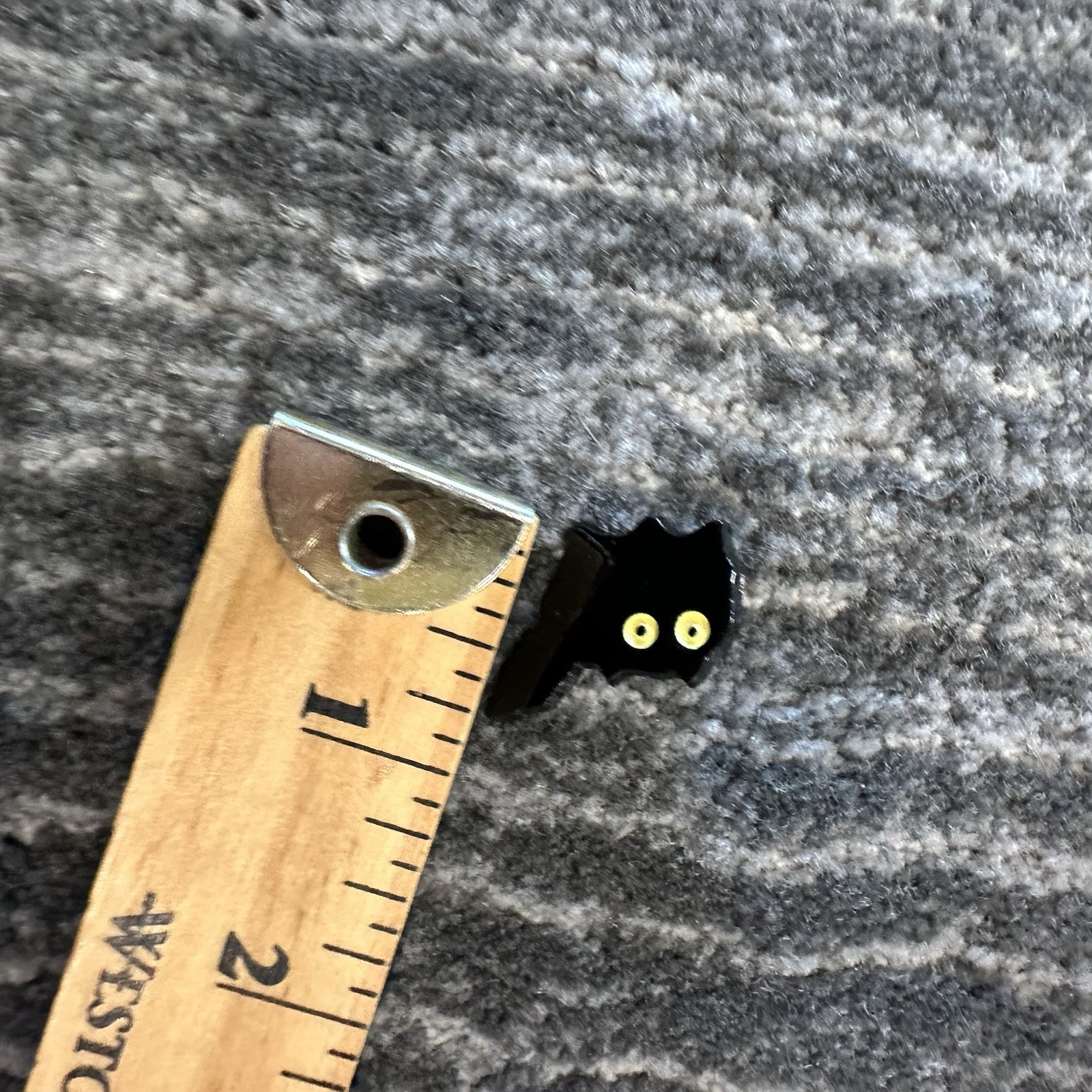 Black Cat Enamel Pin Scared Kitten Tail Up Sm Pupils Brooch Backpack Cat Lady